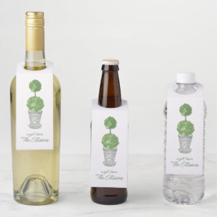 Waterverf Monogrammed Topiary Flessenhanger