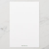 Waterverf Monogrammen wijnsteenbakkerij Briefpapier (Achterkant)