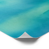 Waterverf Monopoli in Italië Puglia Kust Poster (Hoek)