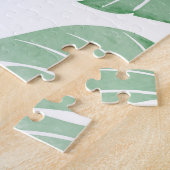 Waterverf monster, tropisch naadloos behang. legpuzzel (Zijkant)