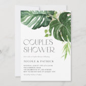 Waterverf Monstera laat een tropische stellingscho Kaart (Voorkant)