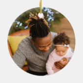 Waterverf Monstera Leaf, Family Kerstmis 2020 Keramisch Ornament (Achterkant)