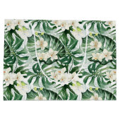 Waterverf Monstera leest Bridesmaids Hartelijk dan Groot Cadeauzakje (Achterkant)