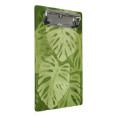 Waterverf Monstera Patroon Mini Klembord (Schuin)