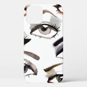 Waterverf mooi oogpatroon Case-Mate iPhone case
