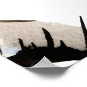 Waterverf mooi oogpatroon poster (Hoek)