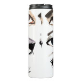 Waterverf mooi oogpatroon thermosbeker (Achterkant)