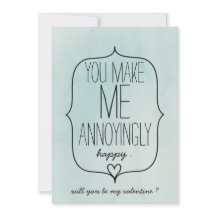 Waterverf Mooie Hart Grappige Valentijnsdag