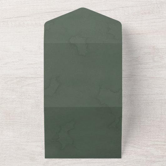 Waterverf Mooie Hond Jongen Baby Shower All In One Uitnodiging (Buitenkant)