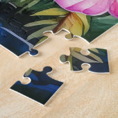 Waterverf mooie tropische waterval puzzel (Zijkant)