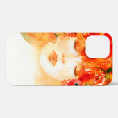 Waterverf mooie vrouw met een spleet Case-Mate iPhone case (Achterkant (horizontaal))