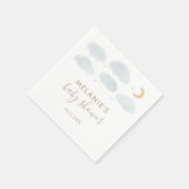 Waterverf Moon Stars Baby shower Servet (Hoek)