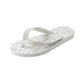 Waterverf Moon Stars & Cloud Pattern Kinder Teenslippers (Schuin)