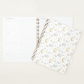 Waterverf Moon Stars & Cloud Pattern Planner (Display)