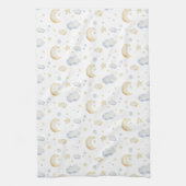 Waterverf Moon Stars & Cloud Pattern Theedoek (Verticaal)