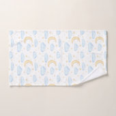 Waterverf Moon Stars en Clouds Patroon Bad Handdoek (Handdoek)