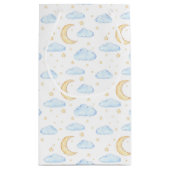 Waterverf Moon Stars en Clouds Patroon Klein Cadeauzakje (Achterkant)