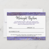 Waterverf Moons Lunar Cycle Cadeaubon Kaart (Achterkant)