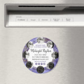 Waterverf Moons Lunar Cycle Galaxy Logo Promo Ad Magneet (Insitu (Vaatwasser))