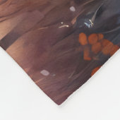 Waterverf Moose bij zonsopgang Fleece Deken (Hoek)