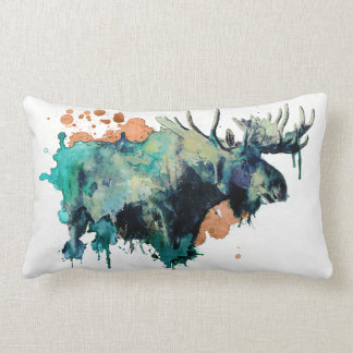 Waterverf Moose Pillowb Kussen