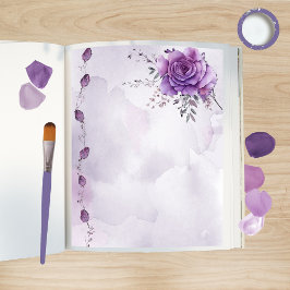 Waterverf Morada Scrapbook Papier