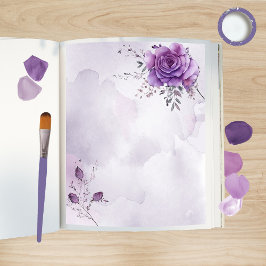 Waterverf Morada Scrapbook Papier