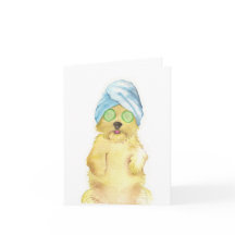 Waterverf Morkie Poo Dankkaartjes