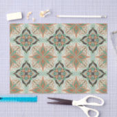 Waterverf Moroccan Floral Tegel Pattern Tissuepapier (Craft)