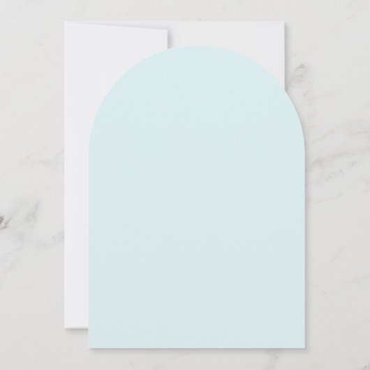 Waterverf moskee Eid al Adha Diner Blauw Kaart (Achterkant)