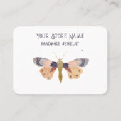 Waterverf mot sieraden display Visitekaartje (Voorkant)