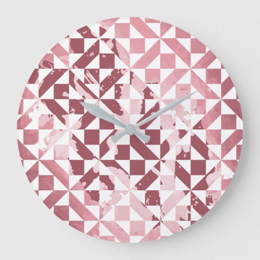 Waterverf motieven 2 grote klok (Voorkant)