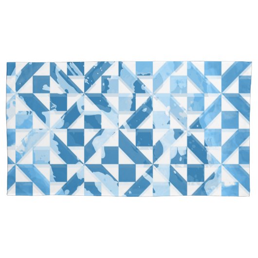 Waterverf motieven kussensloop (Voorkant)