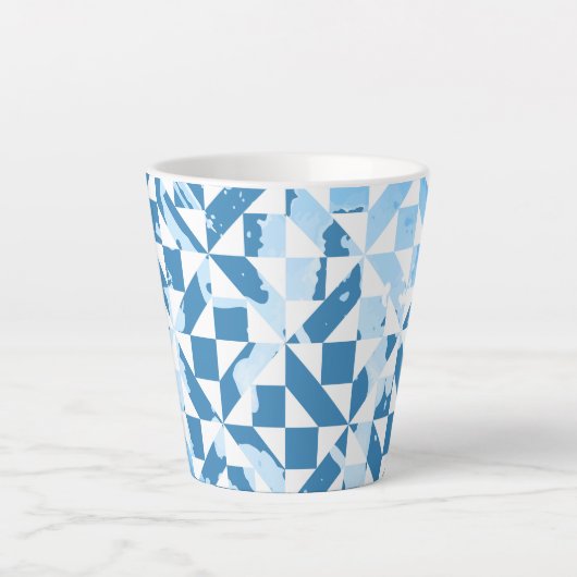 Waterverf motieven latte mok (Voorkant)