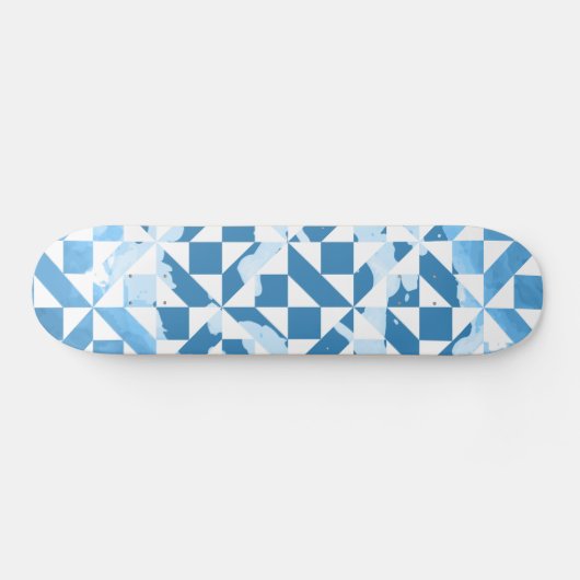 Waterverf motieven persoonlijk skateboard (Horizontaal)