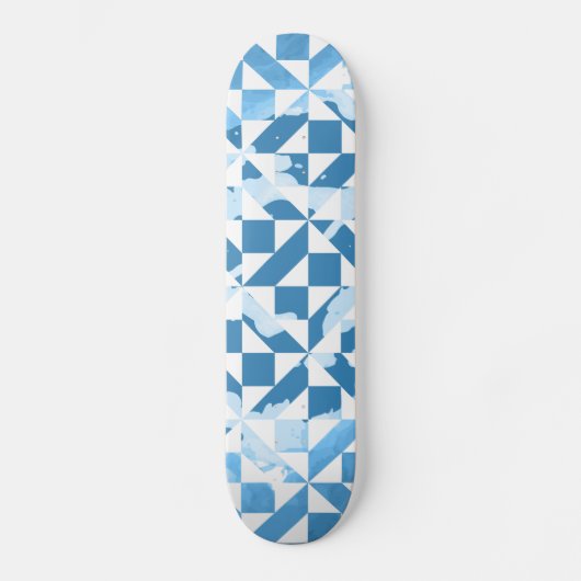 Waterverf motieven persoonlijk skateboard (Voorkant)