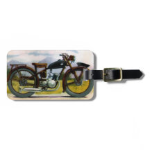 Waterverf motorfiets