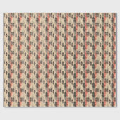 Waterverf motorfietsen, bikers, racen, motorfietse cadeaupapier (Vlak)