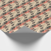 Waterverf motorfietsen, bikers, racen, motorfietse cadeaupapier (Hoek)