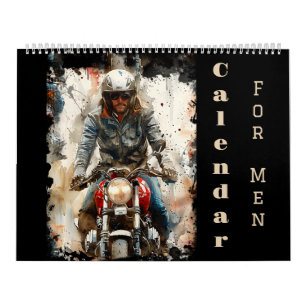 Waterverf motorfietsen, bikers, racen, motorfietse kalender