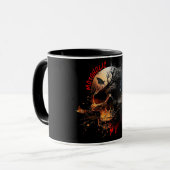 Waterverf motorisch mok (Voorkant links)