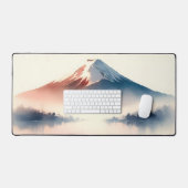 Waterverf Mount Fuji Bureaumat (Keyboard & Muis)