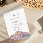 Waterverf Mountain art Wedding Kaarten