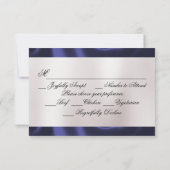 Waterverf Mountain & Blue Ribbon RSVP Kaartje (Achterkant)