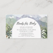 Waterverf Mountain Forest Arch Boeken voor Baby Informatiekaartje (Voorkant)