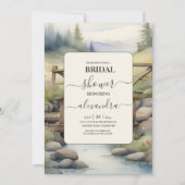 Waterverf Mountain Meadow Vrijgezellenfeest Kaart (Voorkant)