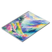 waterverf Mountain notitieboek (Linkerzijde)