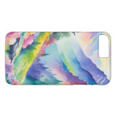 waterverf Mountain & Rainbow telefoonhoesje Case-Mate iPhone Case (Achterkant (Horizontaal))