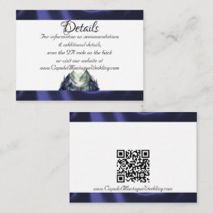 Waterverf Mountain & Ribbon, QR-code Informatiekaartje