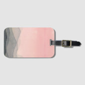 Waterverf Mountain Sunset Bagagelabel (Voorkant (horizontaal))